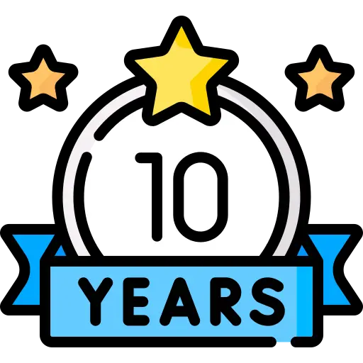 10 Years Warranty